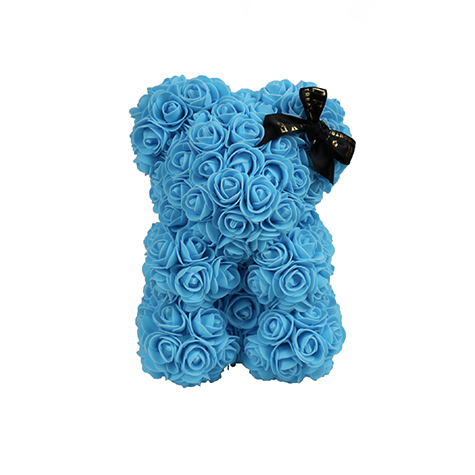 Teddy Bear eternal (mini): Ours fait avec des roses