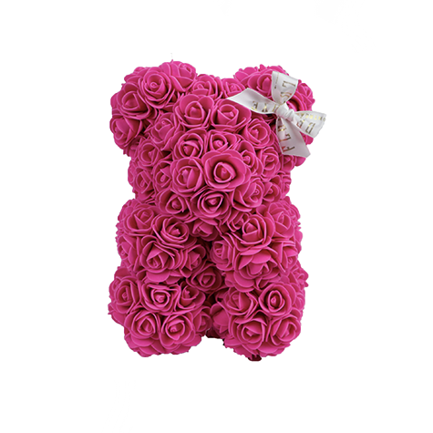 Teddy Bear eternal (mini): Ours fait avec des roses