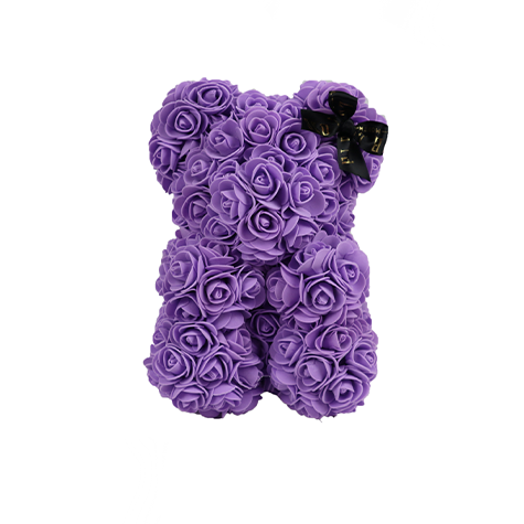 Teddy Bear eternal (mini): Ours fait avec des roses